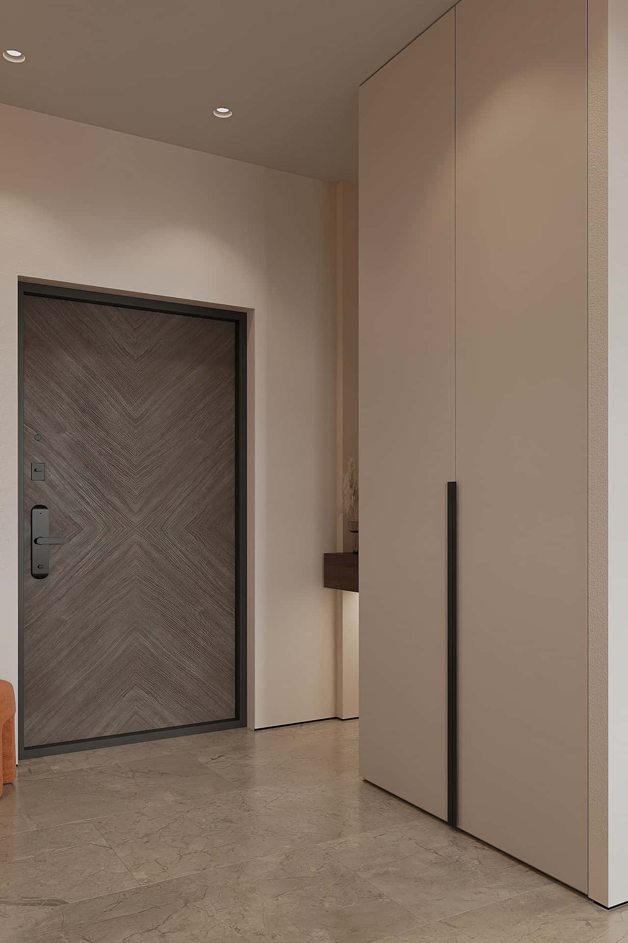 Дизайн и ремонт квартиры в ЖК iLove — Со вкусом кофе, 120 м2. Прихожая и коридор, фото 5