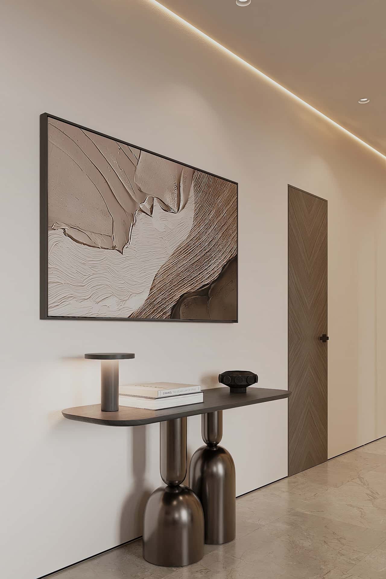 Дизайн и ремонт квартиры в ЖК iLove — Со вкусом кофе, 120 м2. Прихожая и коридор