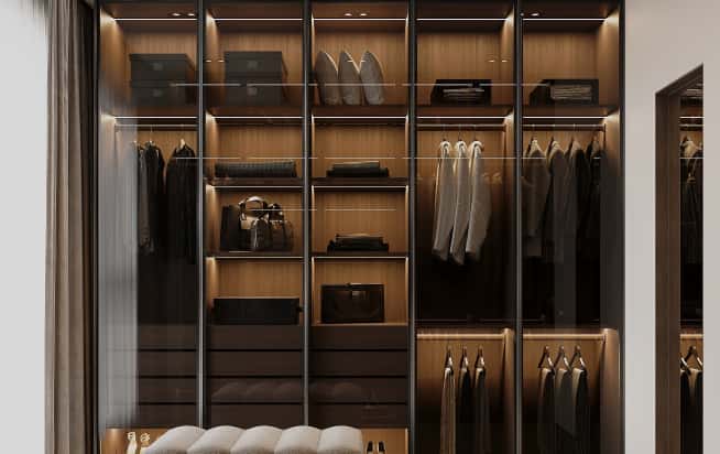 Дизайн и ремонт квартиры в ЖК iLove в стиле современный. Гардеробная, фото 2