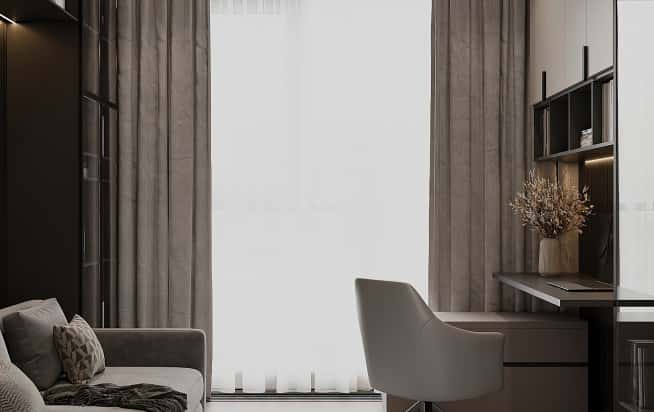 Дизайн и ремонт квартиры в ЖК iLove в стиле современный. Кабинет, фото 1