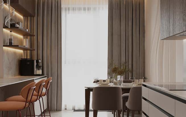 Дизайн и ремонт квартиры в ЖК iLove в стиле современный. Кухня-гостиная, фото 3