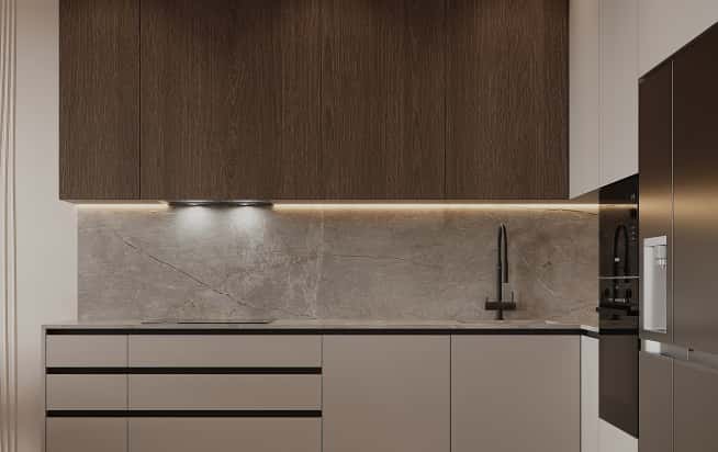 Дизайн и ремонт квартиры в ЖК iLove в стиле современный. Кухня-гостиная, фото 8