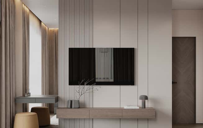 Дизайн и ремонт квартиры в ЖК iLove в стиле современный. Спальня, фото 3