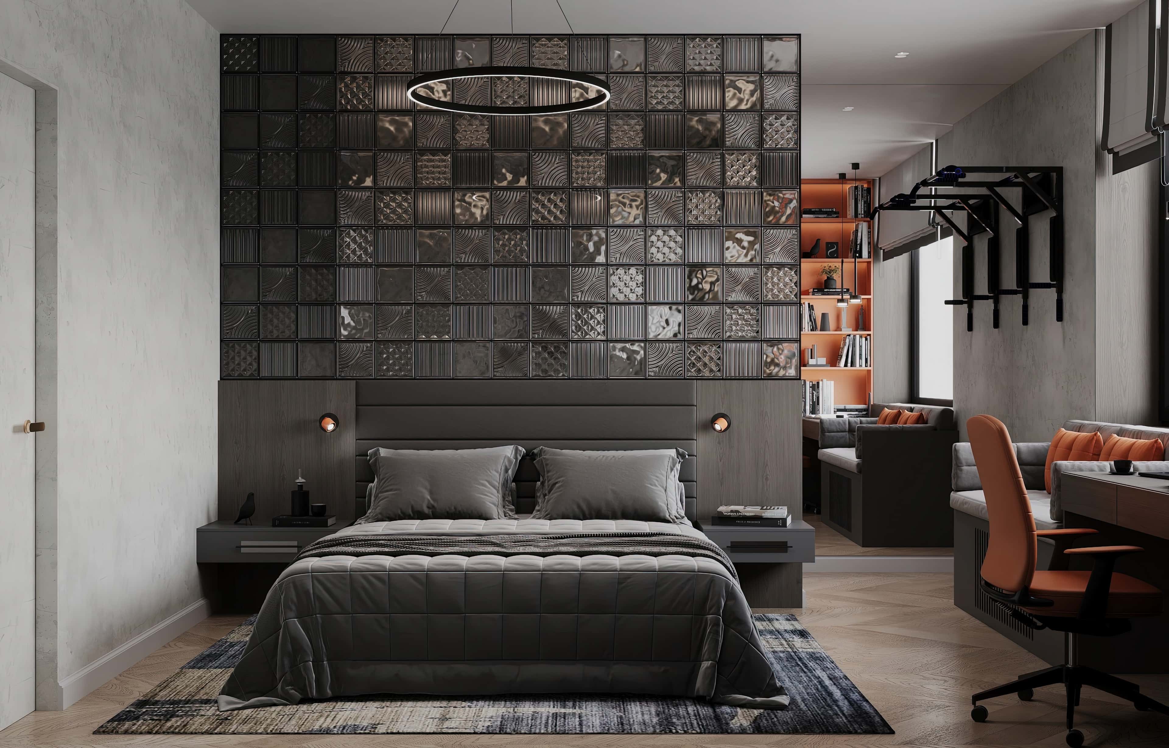 Оформление интерьера детской. Фото № 81345.