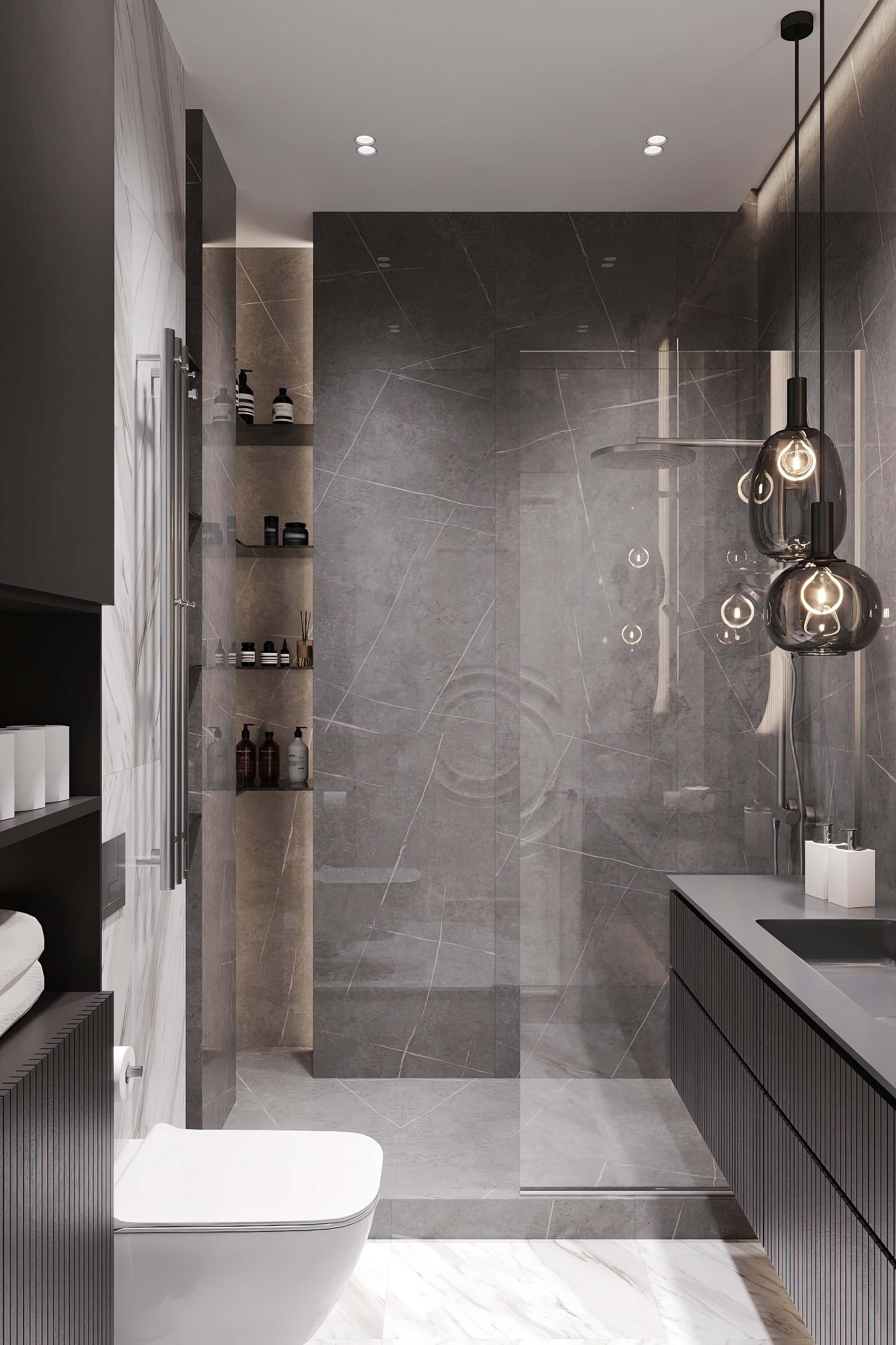 Оформление интерьера трехкомнатной квартиры. Фото № 81385.