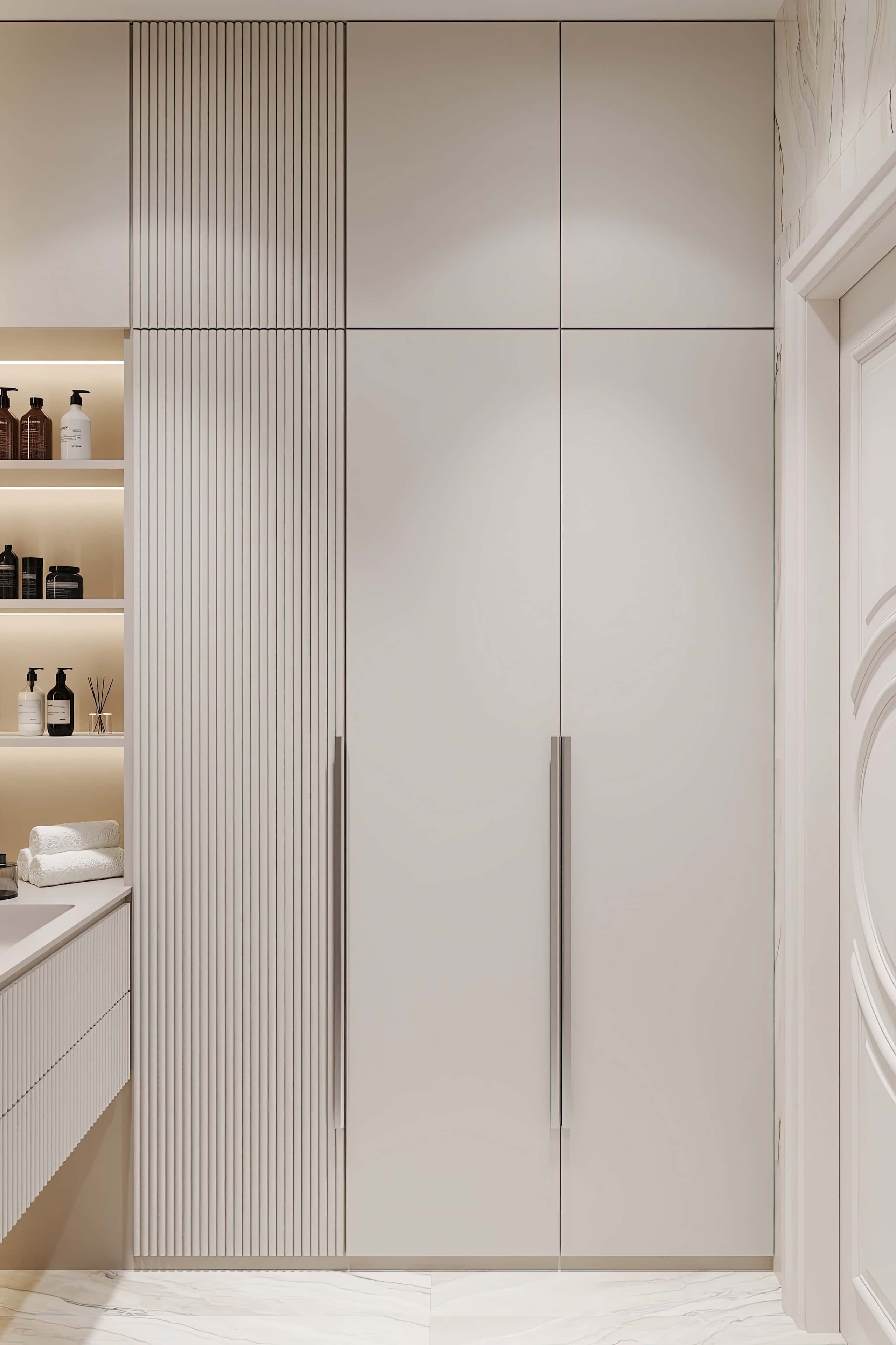 Оформление интерьера санузла. Фото № 81352.