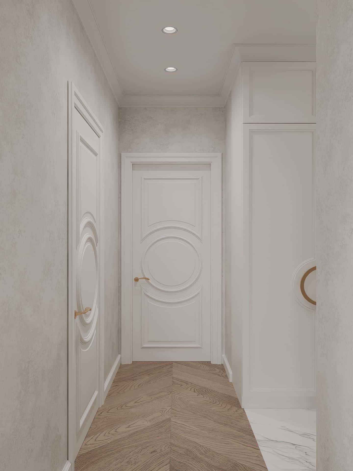 Дизайн и ремонт квартиры в ЖК Хэдлайнер — Диалог поколений, 93 м2. Прихожая, фото 3