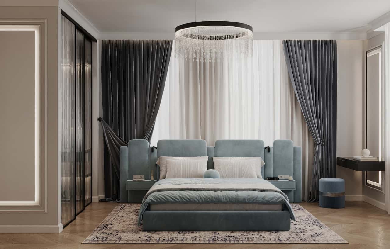 Текстиль в спальне