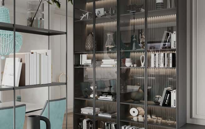 Дизайн и ремонт квартиры в ЖК Хэдлайнер в стиле современная классика. Кухня-гостиная, фото 3