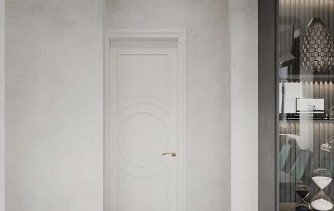 Дизайн и ремонт квартиры в ЖК Хэдлайнер в стиле современная классика. Кухня-гостиная, фото 7