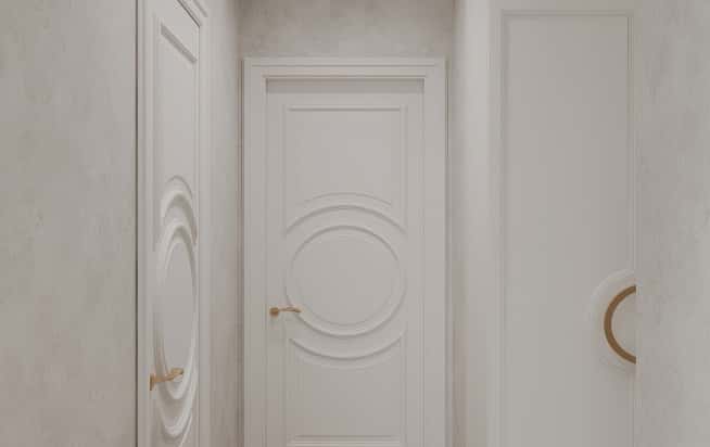 Дизайн и ремонт квартиры в ЖК Хэдлайнер в стиле современная классика. Прихожая, фото 3