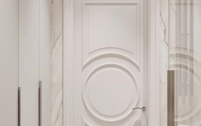 Дизайн и ремонт квартиры в ЖК Хэдлайнер в стиле современная классика. Санузел, фото 1