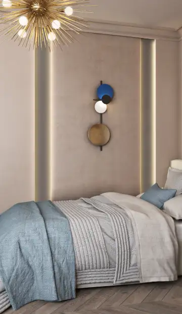 ЖК «Маяковский». ДЕтская для девочки в неоклассическом стиле