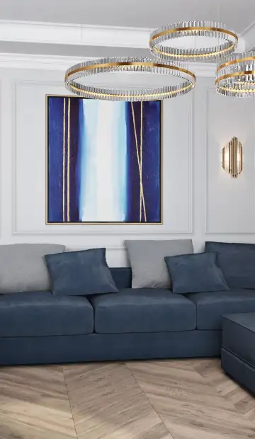 ЖК «Маяковский». Люстра Saturno Not Baroncelli Suspension от компании Loft-Concept