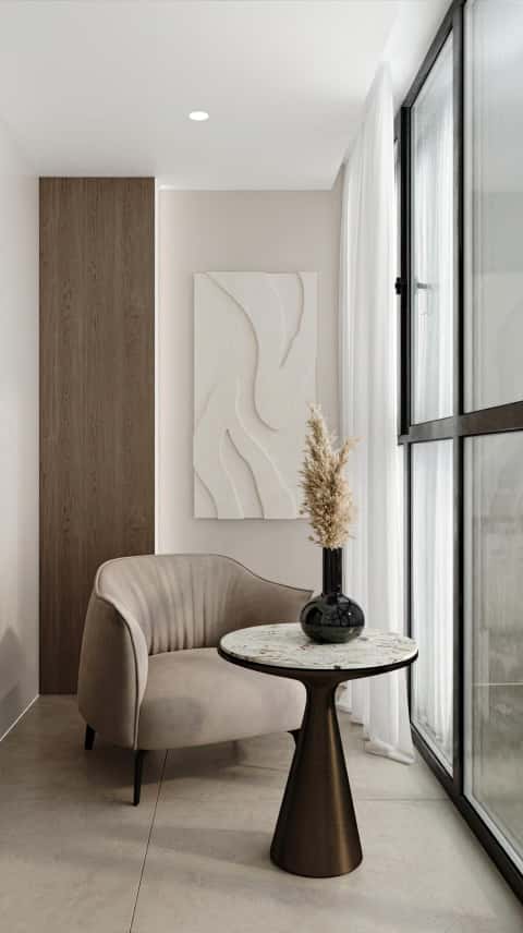 Дизайн и ремонт квартиры в ЖК «Менделеев» — Чистота форм