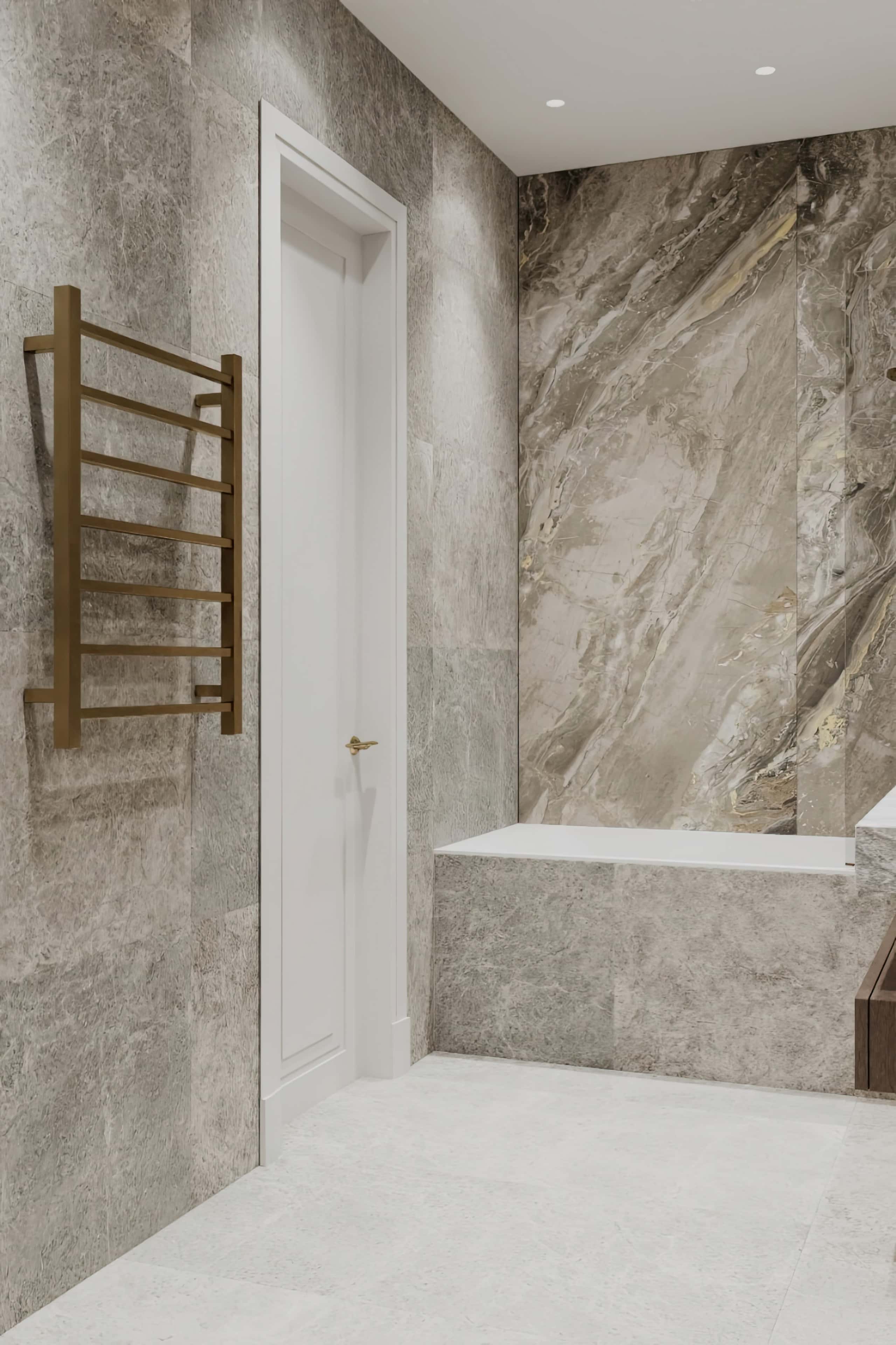 Оформление интерьера санузла. Фото № 80878.