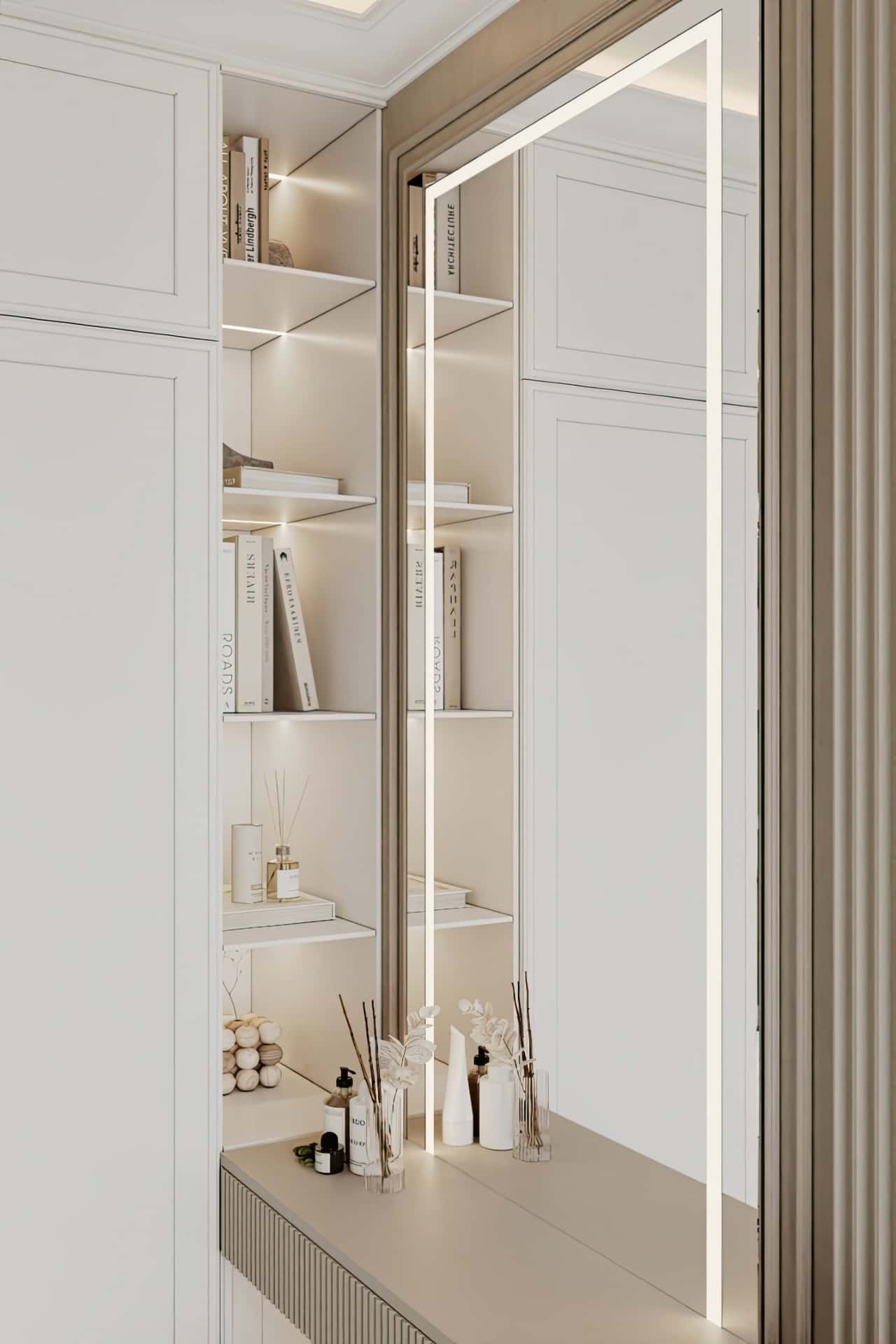 Дизайн и ремонт квартиры в ЖК Павелецкая сити — Современная роскошь, 111 м2. Спальня мамы, фото 5