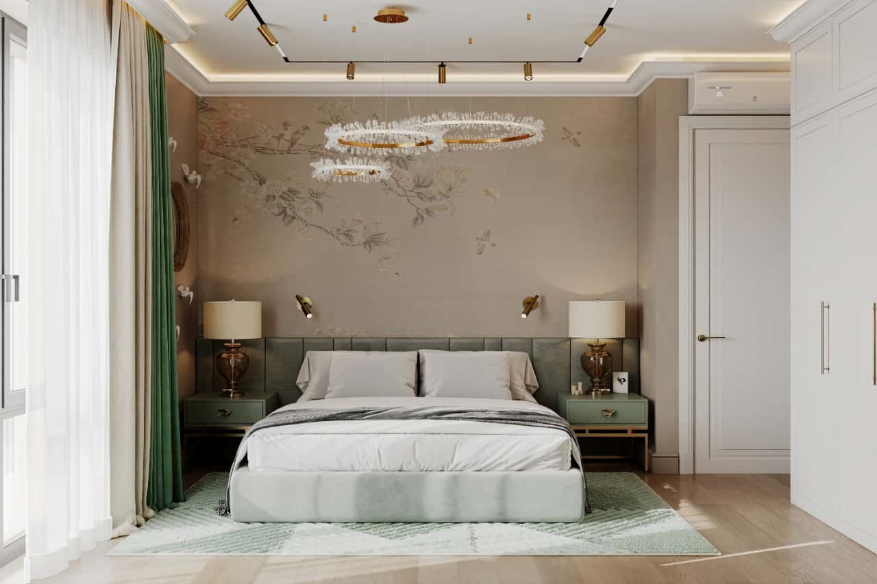 Освещение в спальне