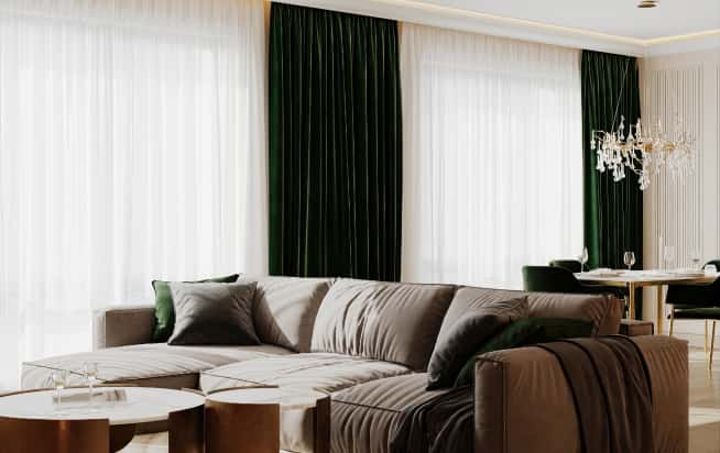 Дизайн и ремонт квартиры в ЖК Павелецкая сити в стиле современный. Кухня-столовая, фото 3