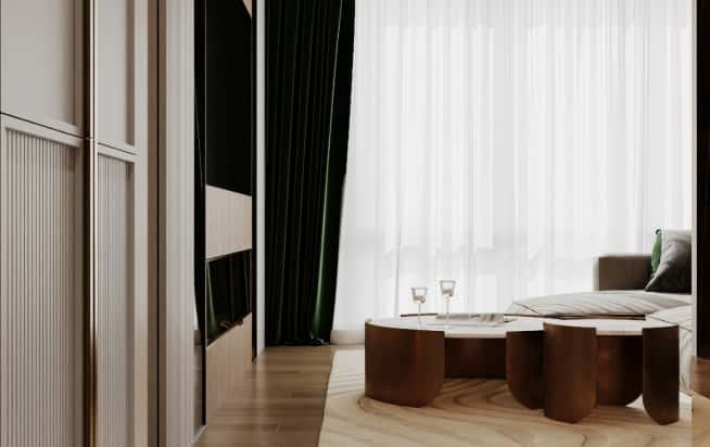 Дизайн и ремонт квартиры в ЖК Павелецкая сити в стиле современный. Кухня-столовая, фото 5