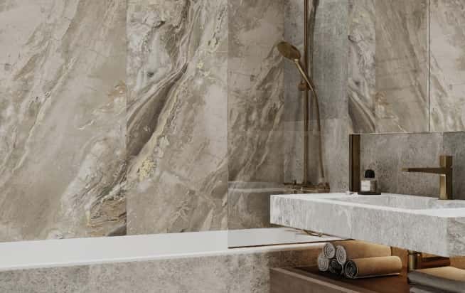 Дизайн и ремонт квартиры в ЖК Павелецкая сити в стиле современный. Мастер-санузел, фото 3