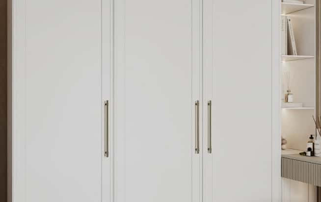 Дизайн и ремонт квартиры в ЖК Павелецкая сити в стиле современный. Спальня мамы, фото 4