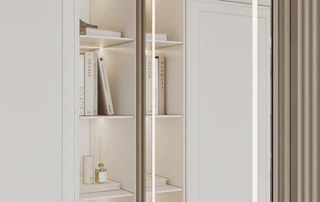 Дизайн и ремонт квартиры в ЖК Павелецкая сити в стиле современный. Спальня мамы, фото 5