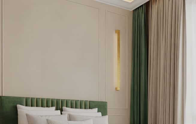 Дизайн и ремонт квартиры в ЖК Павелецкая сити в стиле современный. Спальня папы, фото 2