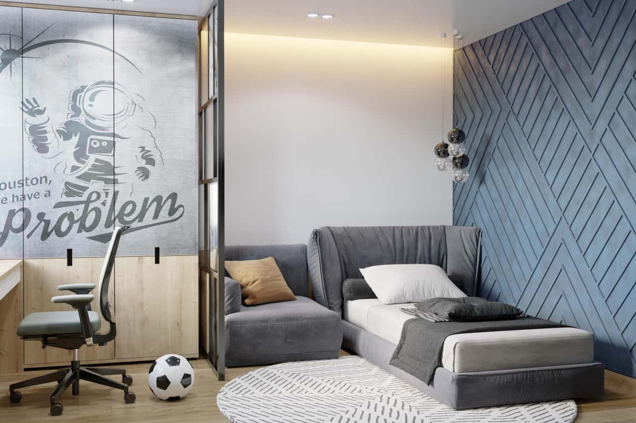 Декоративная панель на стене