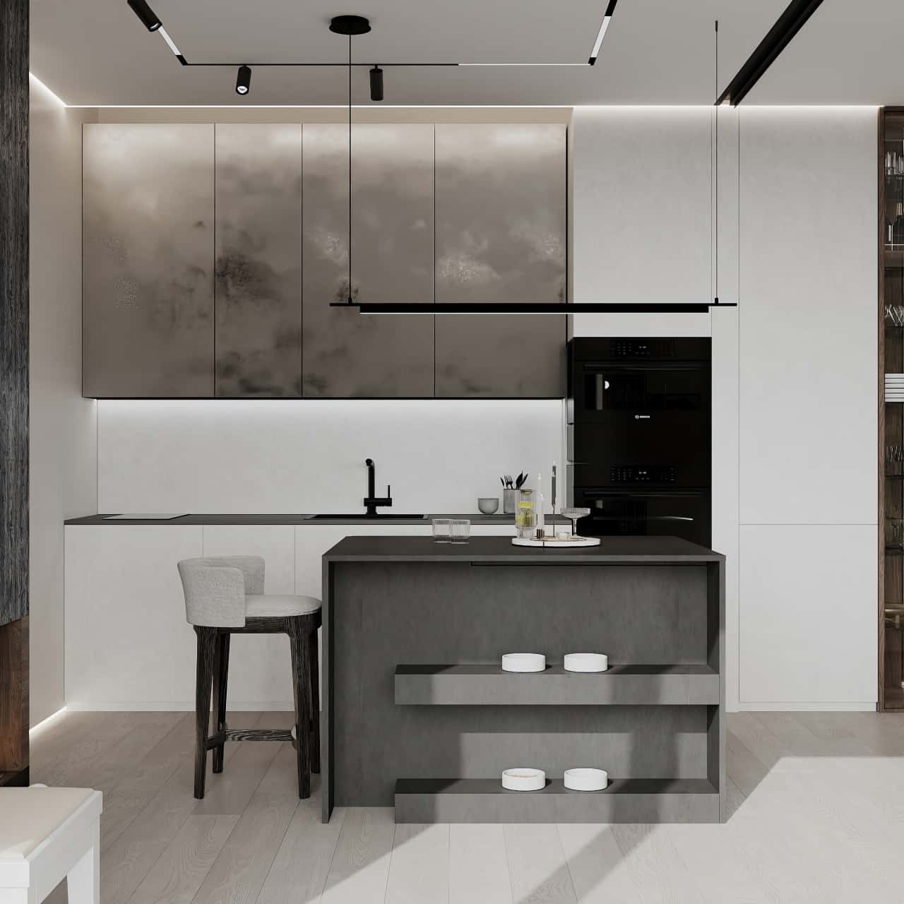 Минималистичная кухня