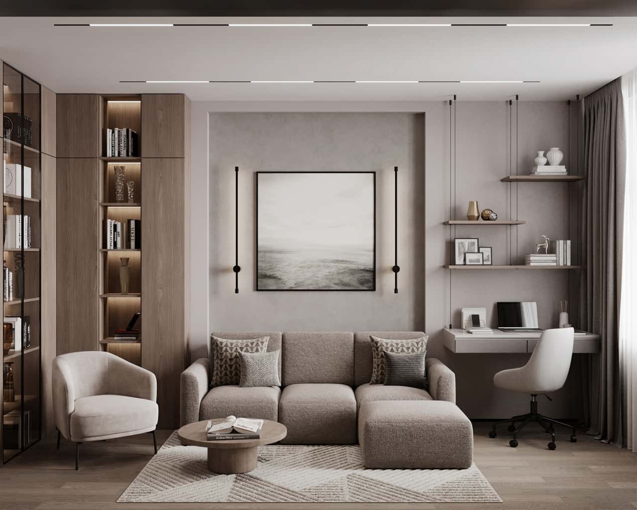 Гостиная в современном стиле