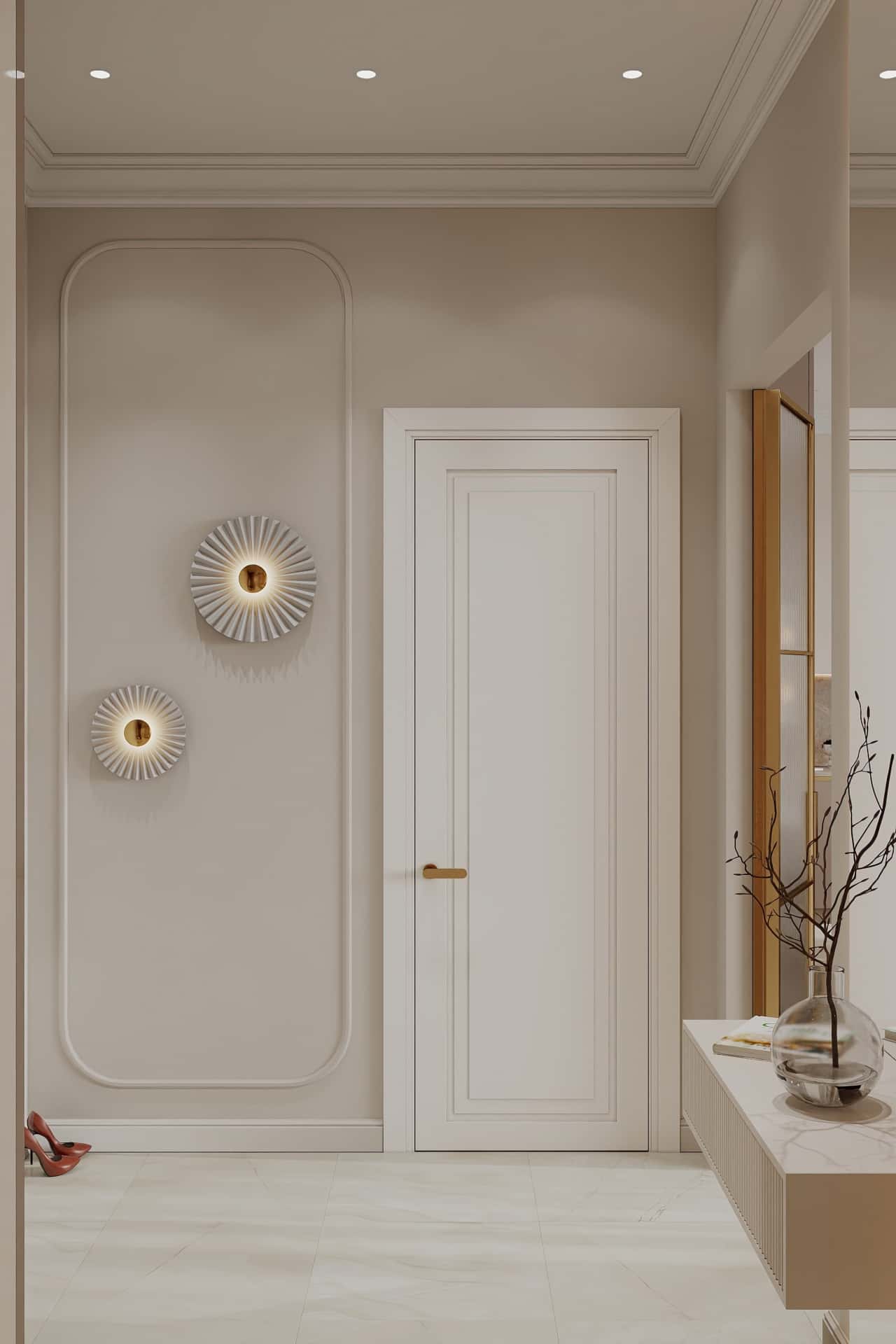 Дизайн и ремонт квартиры в ЖК Режиссёр — Богемная грация, 87 м2. Прихожая, фото 2