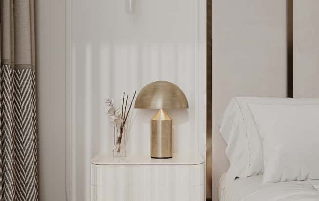 Дизайн и ремонт квартиры в ЖК Режиссёр в стиле современная классика. Спальня, фото 3