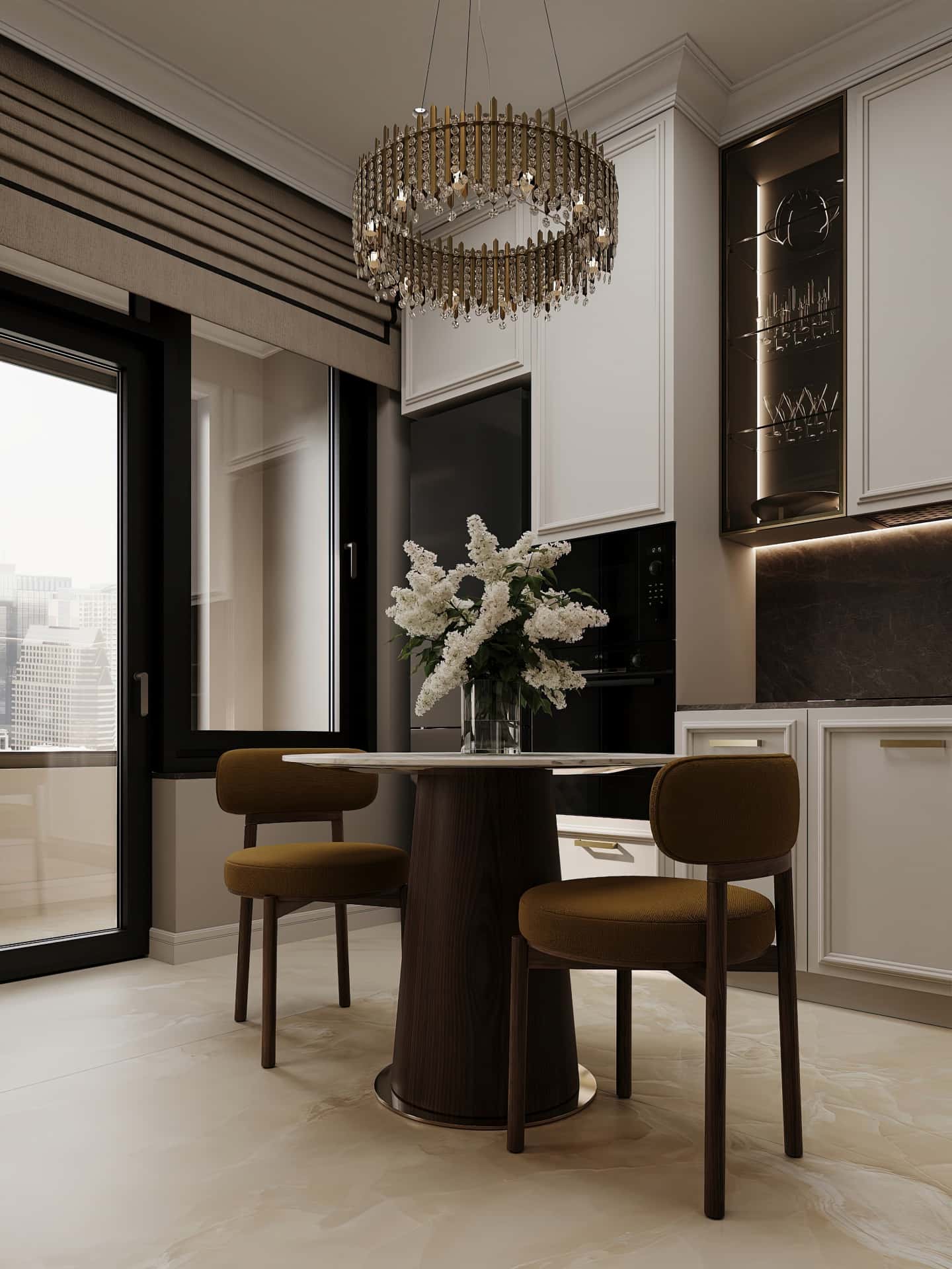 Дизайн и ремонт квартиры в ЖК Режиссёр — Классика с сердцем, 65 м2. Кухня, фото 9