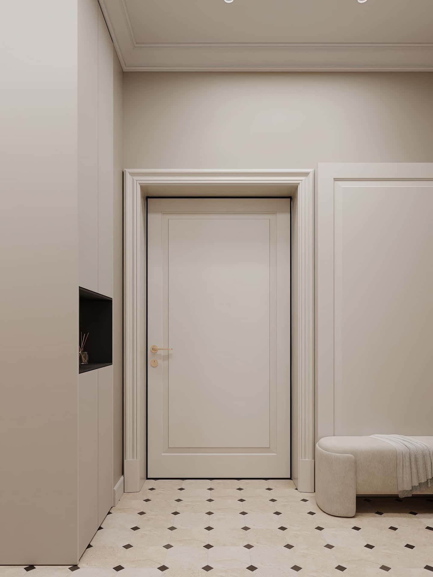 Дизайн и ремонт квартиры в ЖК Режиссёр — Классика с сердцем, 65 м2. Прихожая, фото 5