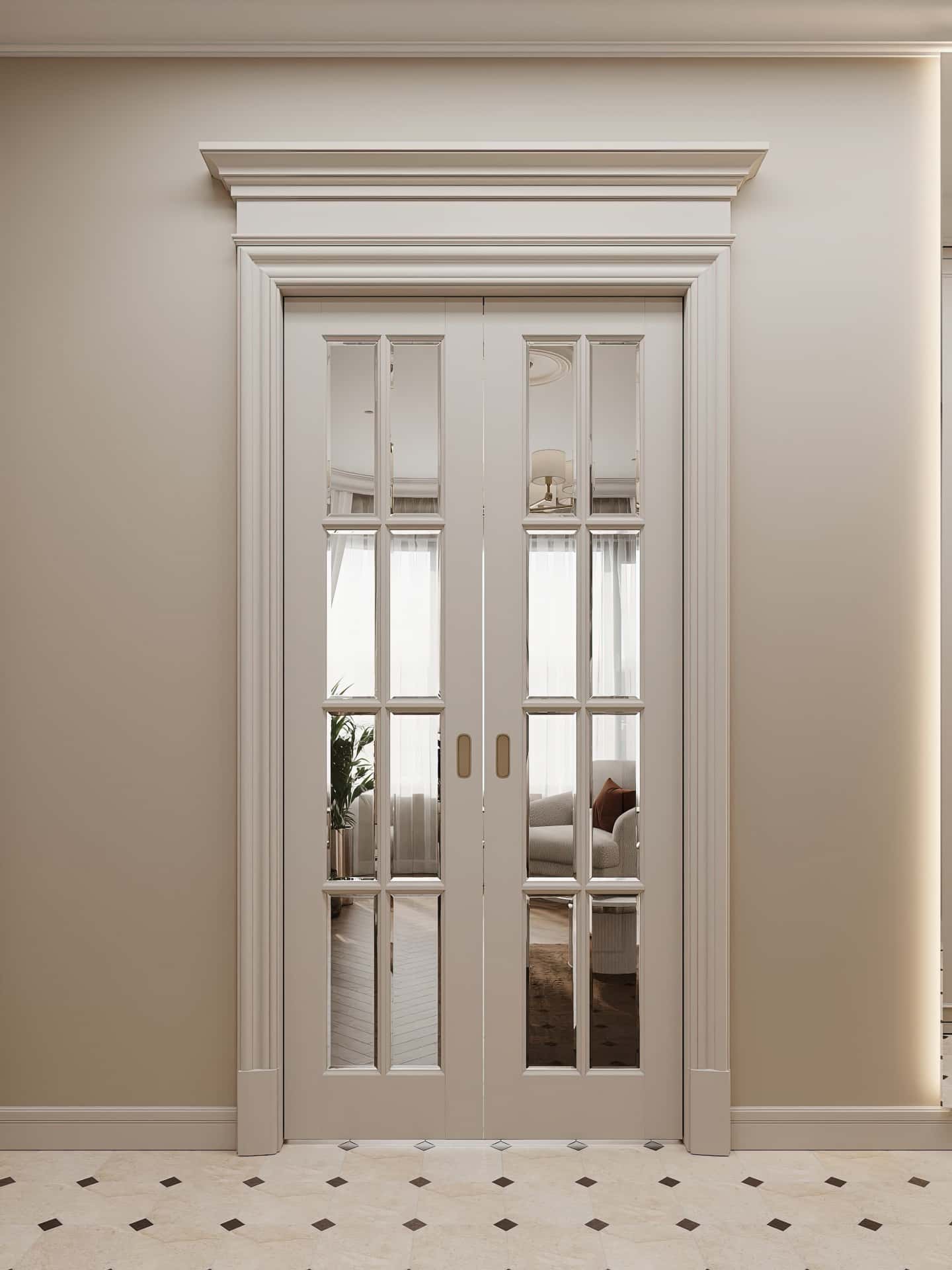 Дизайн и ремонт квартиры в ЖК Режиссёр — Классика с сердцем, 65 м2. Прихожая, фото 6