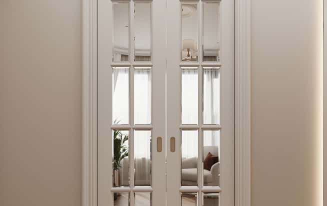 Дизайн и ремонт квартиры в ЖК Режиссёр в стиле современная классика. Прихожая, фото 2