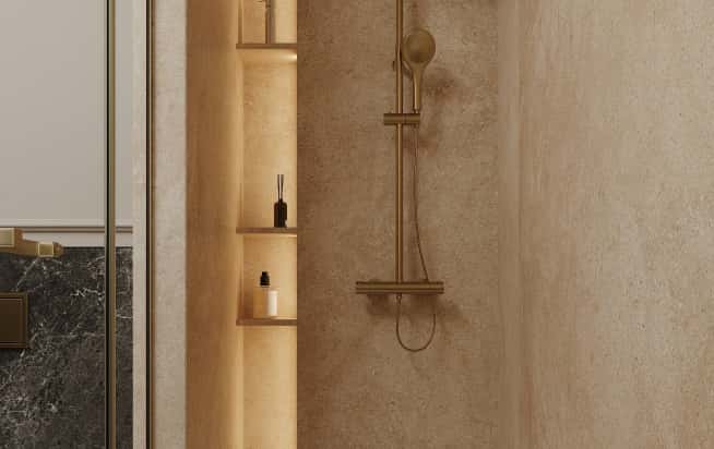 Дизайн и ремонт квартиры в ЖК Режиссёр в стиле современная классика. Санузел, фото 3