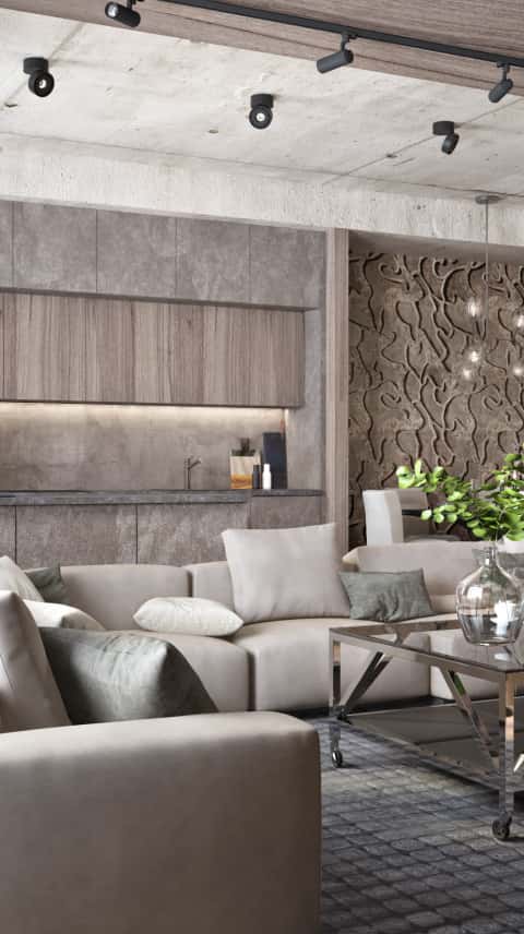 Дизайн и ремонт квартиры в ЖК «Резиденция Монэ» — Шоколадное настроение