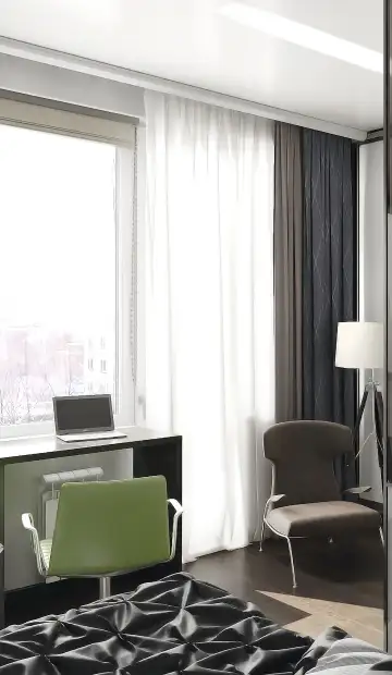 ЖК «Ривер Парк». Стул офисный, салатового цвета
