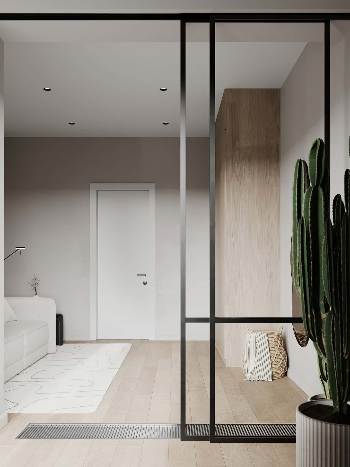 Дизайн и ремонт квартиры в ЖК Садовые кварталы — Скандинавский акцент, 95 м2. Кабинет, фото 3