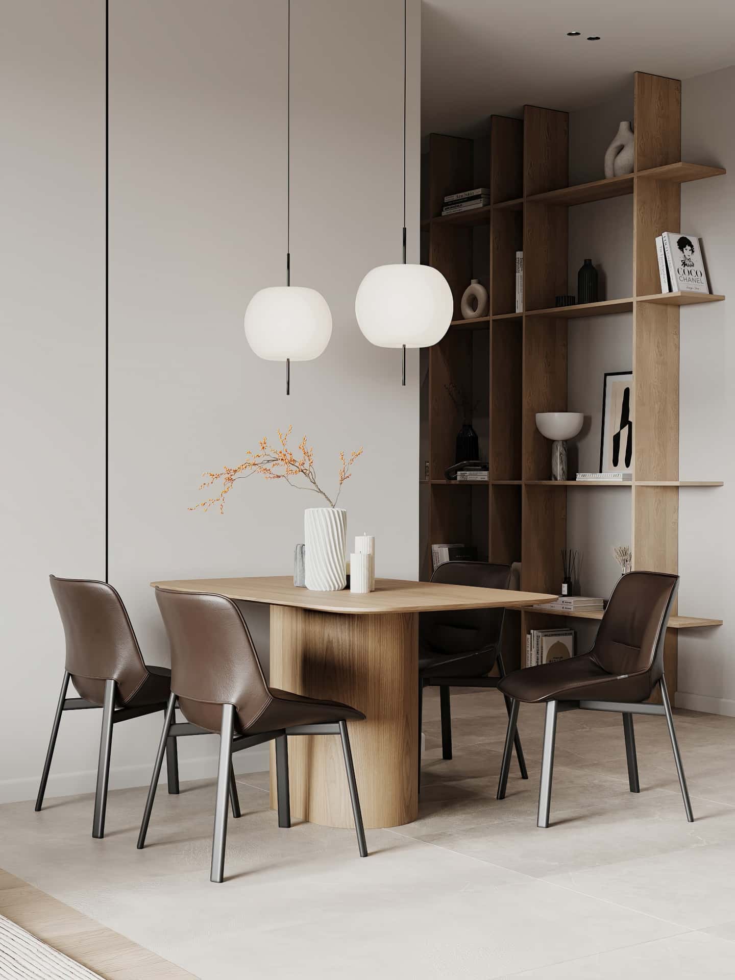 Дизайн и ремонт квартиры в ЖК Садовые кварталы — Скандинавский акцент, 95 м2. Кухня-гостиная, фото 1