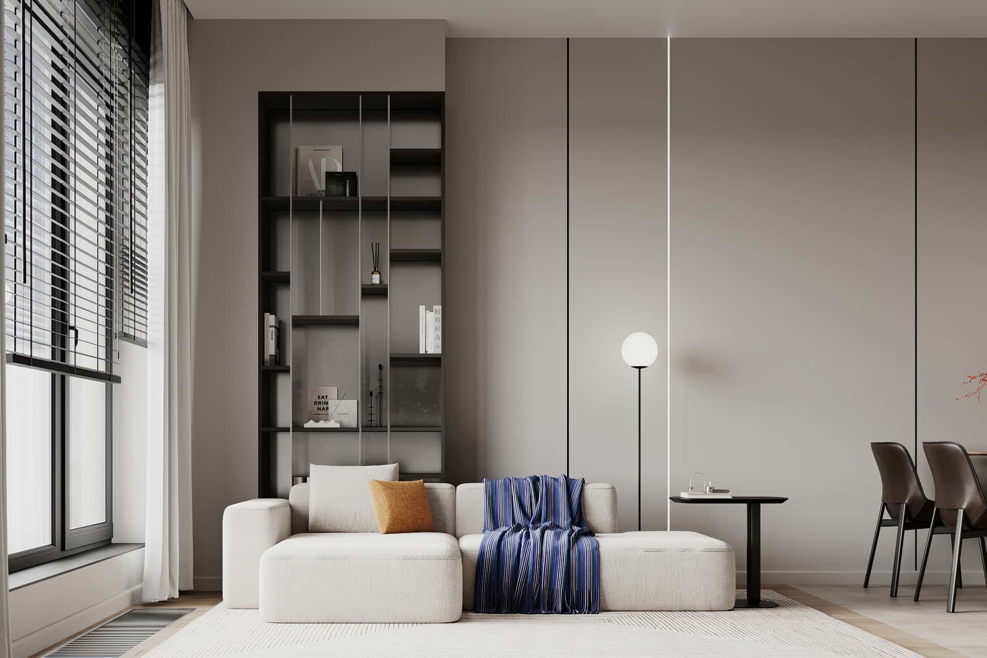 Дизайн и ремонт квартиры в ЖК Садовые кварталы — Скандинавский акцент, 95 м2