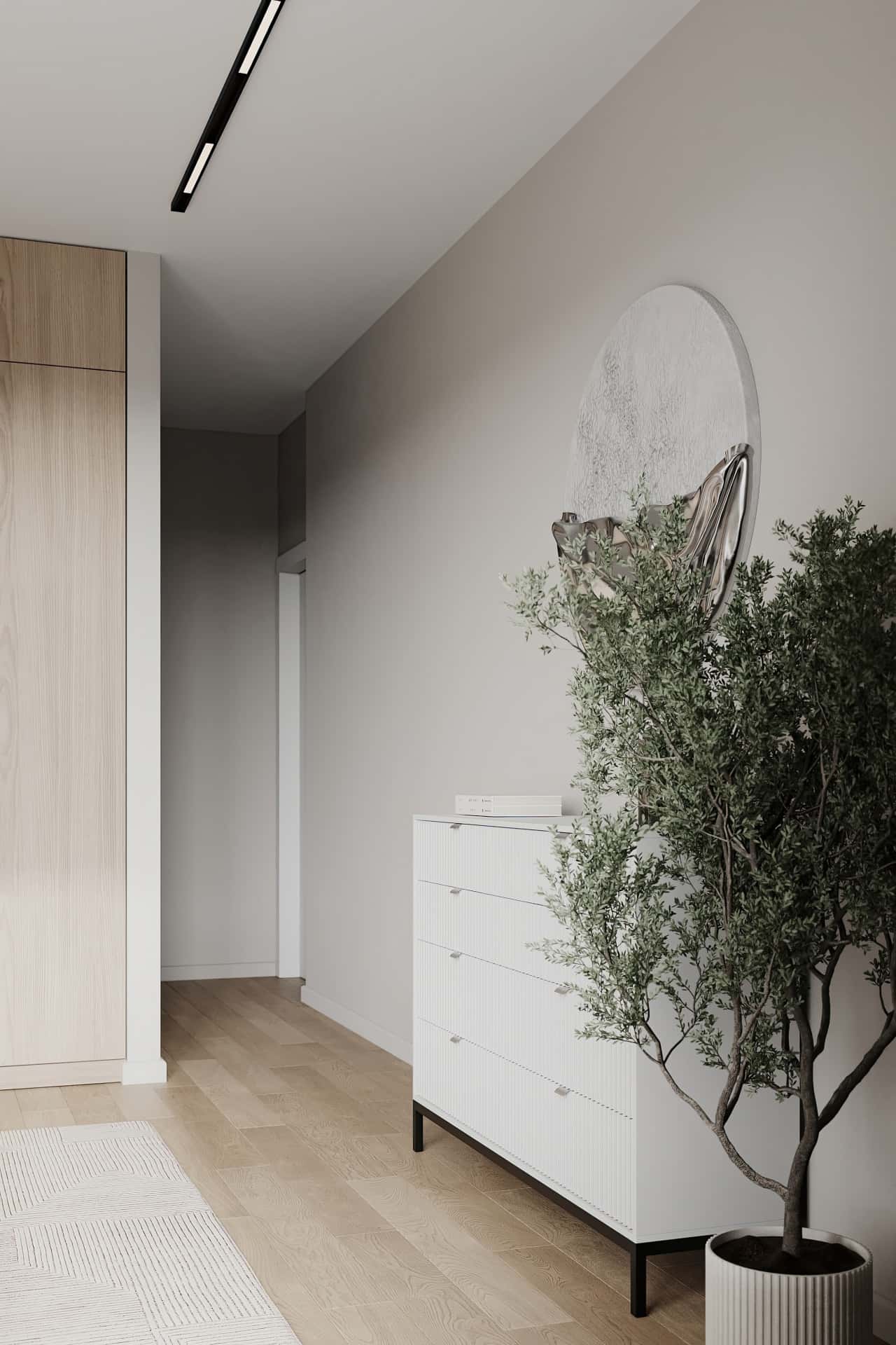 Дизайн и ремонт квартиры в ЖК Садовые кварталы — Скандинавский акцент, 95 м2. Мастер-спальня, фото 4