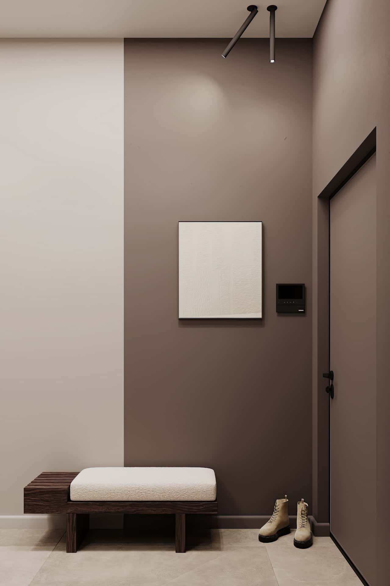 Дизайн и ремонт квартиры в ЖК Садовые кварталы — Скандинавский акцент, 95 м2. Прихожая, фото 2