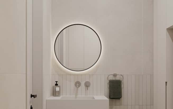 Дизайн и ремонт квартиры в ЖК Садовые кварталы в стиле современный. Гостевой санузел, фото 2