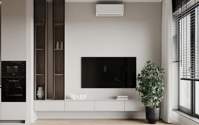 Дизайн и ремонт квартиры в ЖК Садовые кварталы в стиле современный. Кухня-гостиная, фото 4