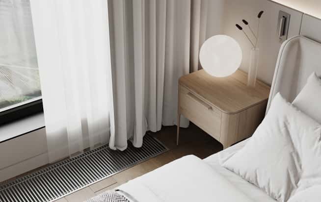 Дизайн и ремонт квартиры в ЖК Садовые кварталы в стиле современный. Мастер-спальня, фото 3