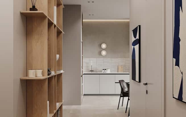 Дизайн и ремонт квартиры в ЖК Садовые кварталы в стиле современный. Прихожая, фото 3