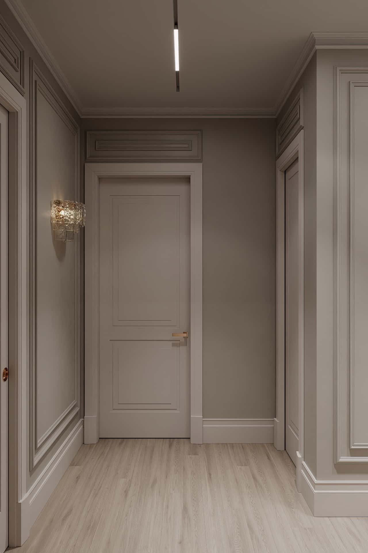 Дизайн и ремонт квартиры в ЖК Серебряный фонтан — Лебединое озеро, 109 м2. Прихожая и коридор, фото 6